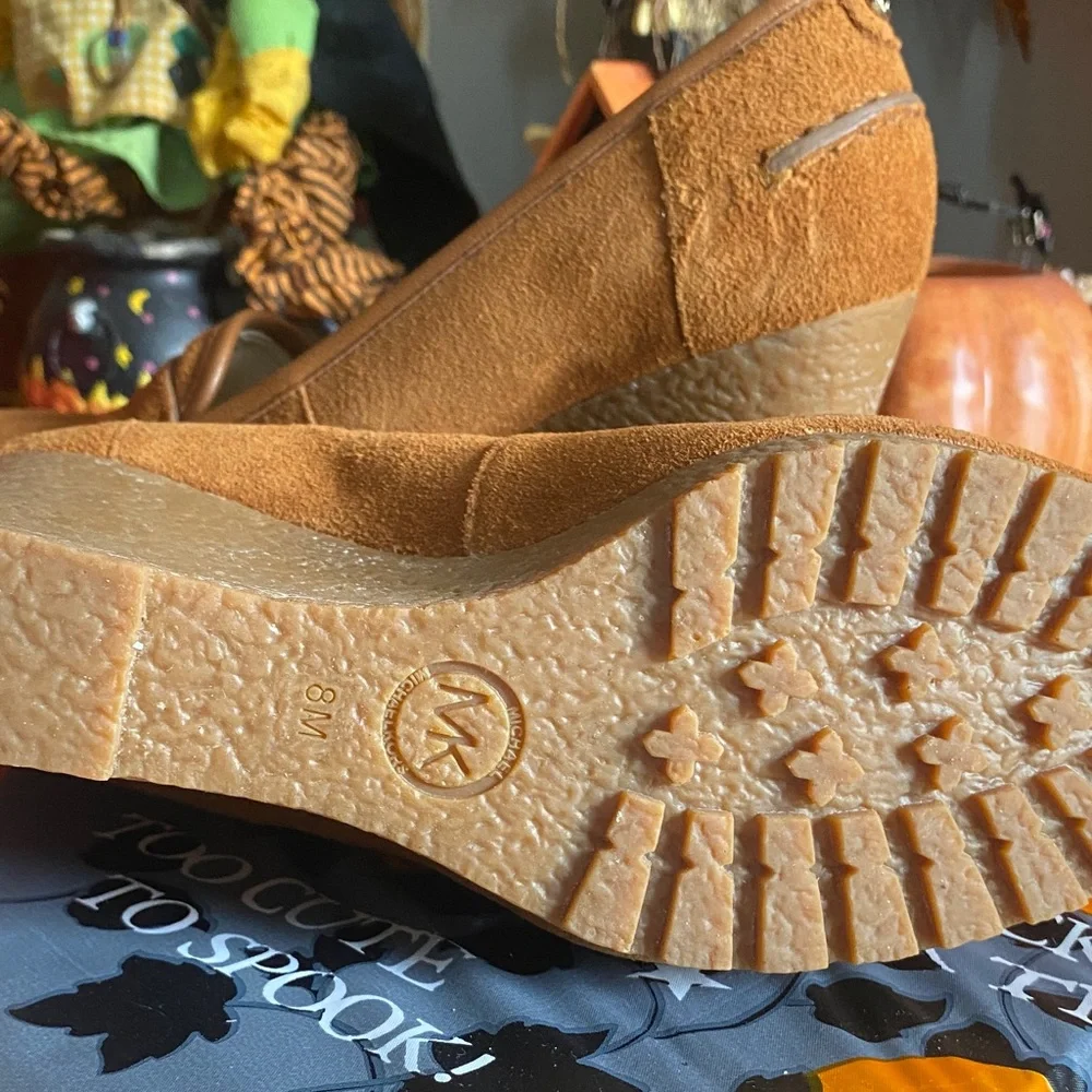 Michael Kors Brown Suede Loafers - Picture 3 of 5